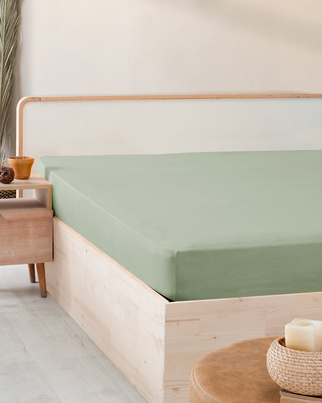 VEVV - 100% Extra Pure Cotton 160x200 Cm Fitted Sheet