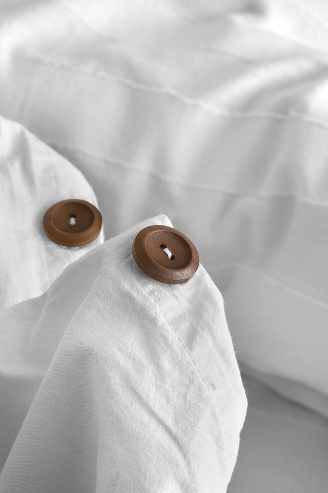 Ibas Uno Chacarol-100% Extra Pure Cotton, Washed, Jacquard Single Duvet Cover Set