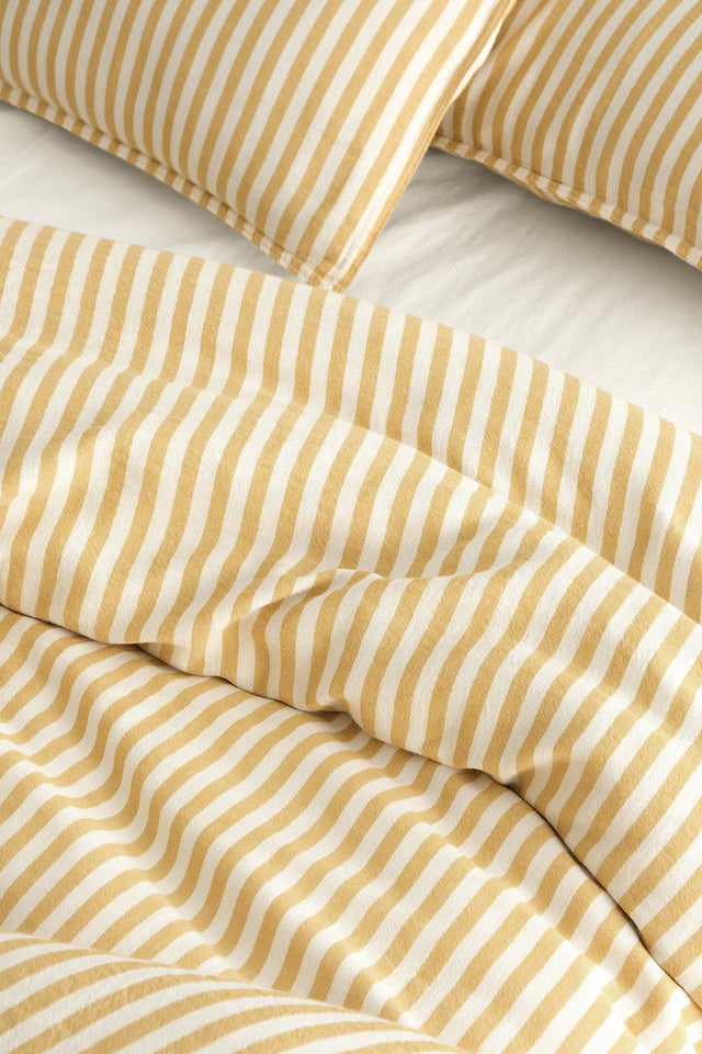 Moln Uno -100% Extra Pure Cotton, Yarn Dyed, Washed, Single Duvet Cover Set