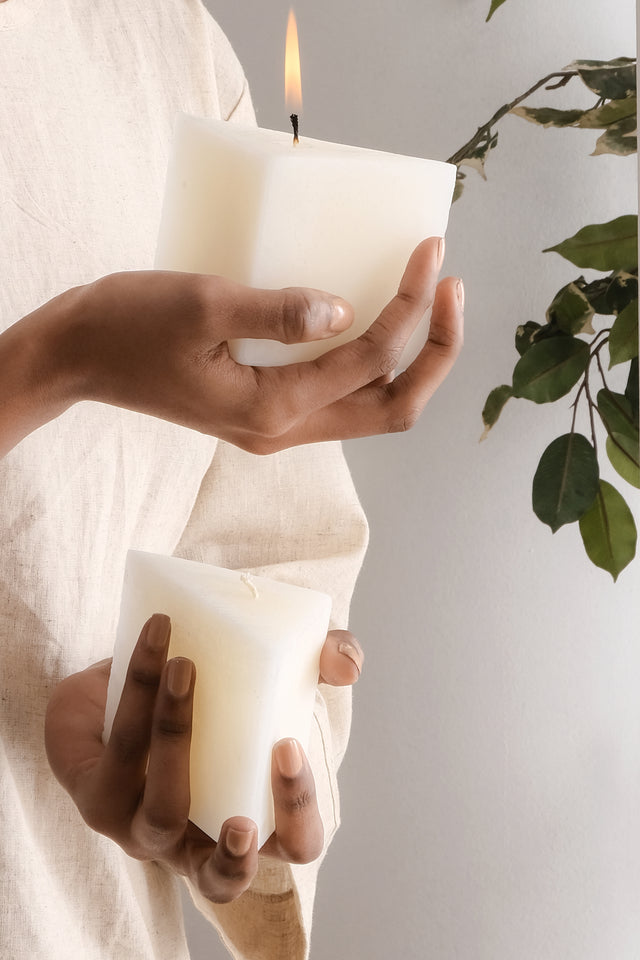 Mumm Ego - El Dökümü Üçgen/Kare Mum