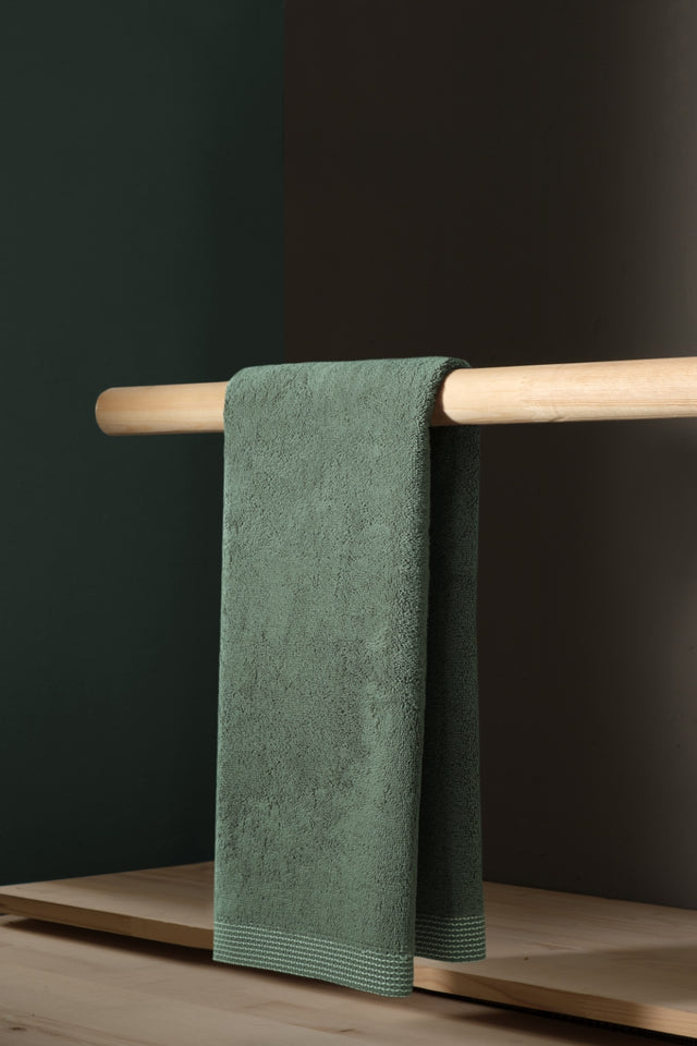 Biscay Single Olive Hand/Face Towel