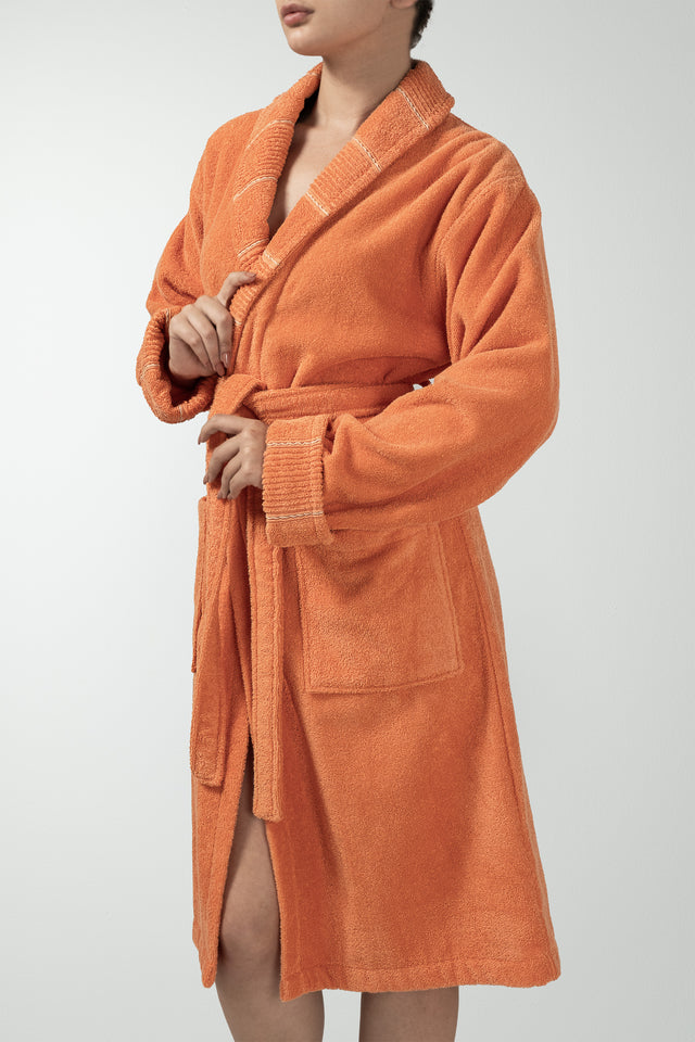 Carmine Robe Desert Extra Soft Unisex Shawl Bathrobe