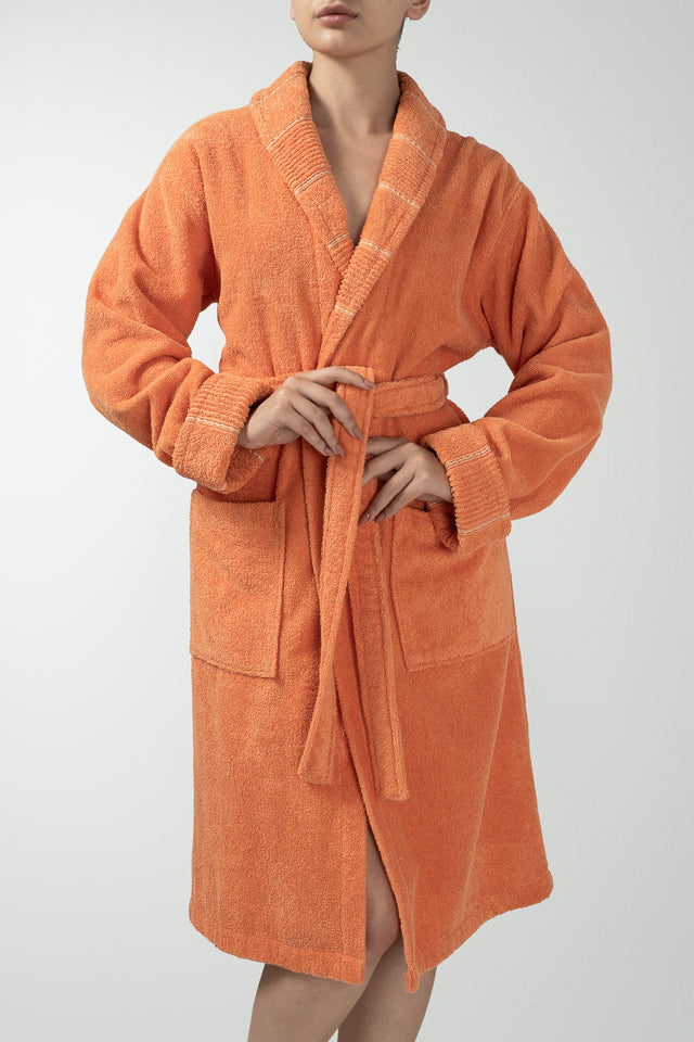 Carmine Robe Desert Extra Soft Unisex Shawl Bathrobe