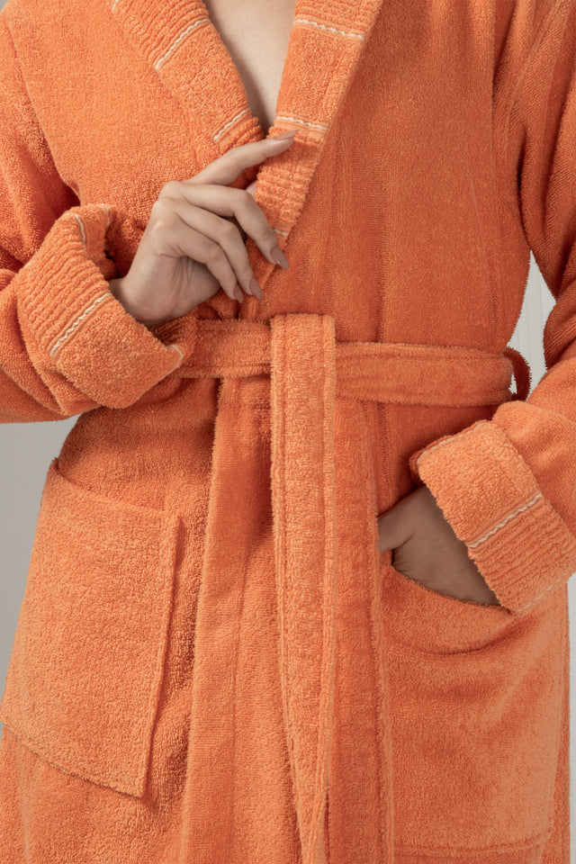 Carmine Robe Desert Extra Soft Unisex Shawl Bathrobe