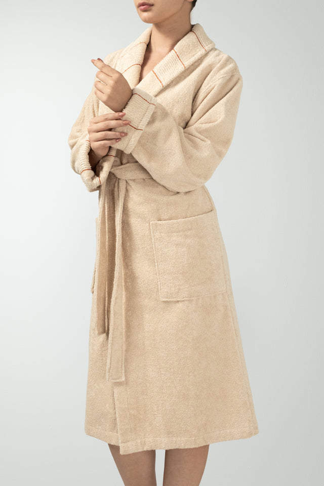 Carmine Robe Dust Extra Soft Unisex Shalyaka Bathrobe