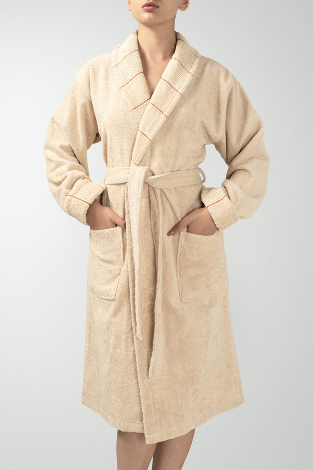 Carmine Robe Dust Extra Soft Unisex Shalyaka Bathrobe