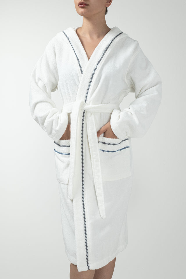 Profundo Robe Cloud - Unisex Kapusonlu Bornoz