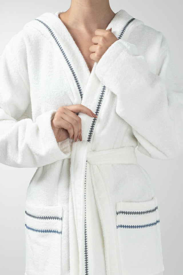 Profundo Robe Cloud - Unisex Kapusonlu Bornoz