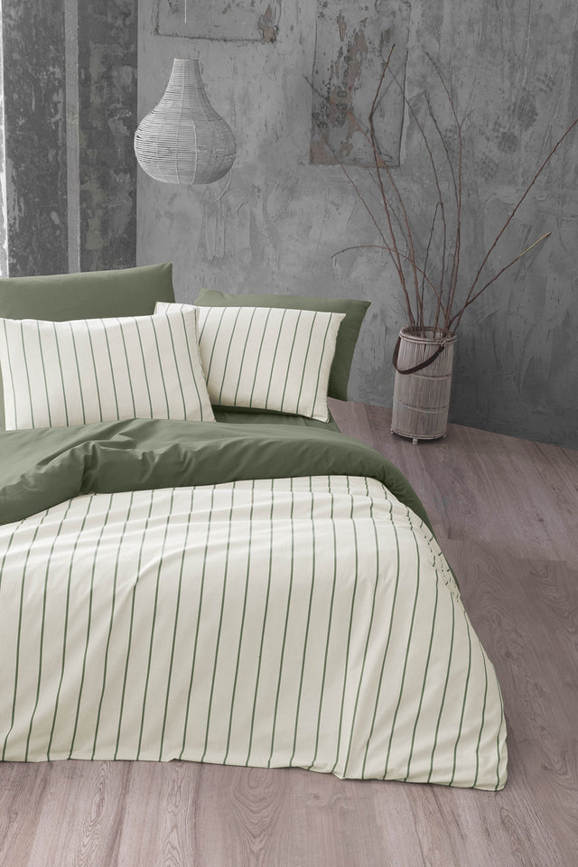 Linear - Özel Tasarım Çarşafsız Nevresim Seti