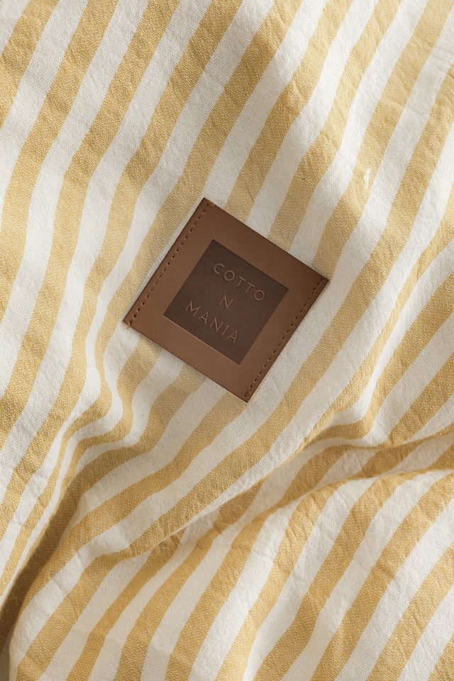 Moln -100% Extra Pure Cotton, Yarn Dyed, Washed, Double Duvet Cover Set