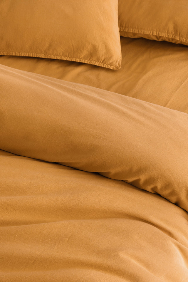 Mono -100% Extra Cotton, Washed, Double Duvet Cover Set