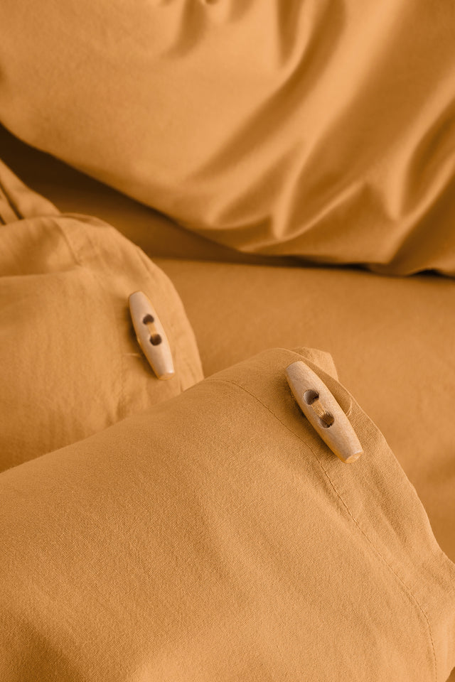 Mono -100% Extra Cotton, Washed, Double Duvet Cover Set