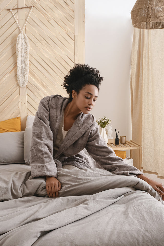 Mono Uno -100% Extra Cotton, Washed, Single Duvet Cover Set