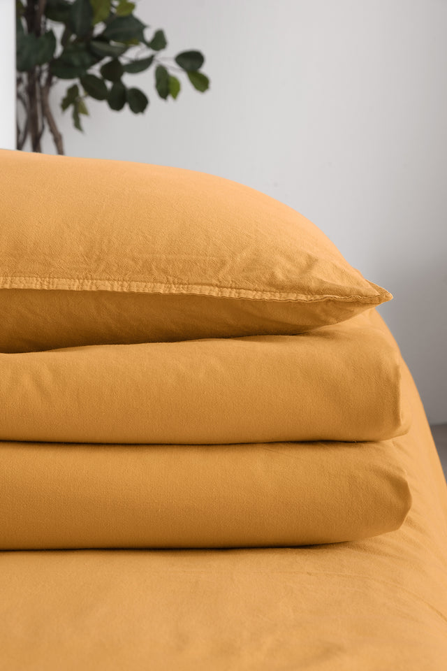 Mono Uno -100% Extra Cotton, Washed, Single Duvet Cover Set