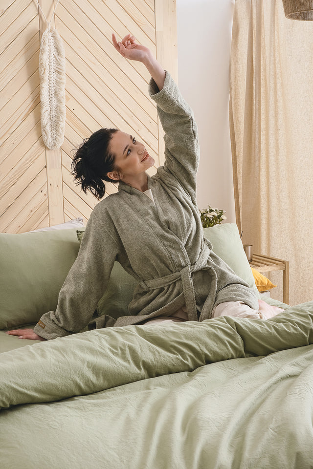 Mono Uno -100% Extra Cotton, Washed, Single Duvet Cover Set