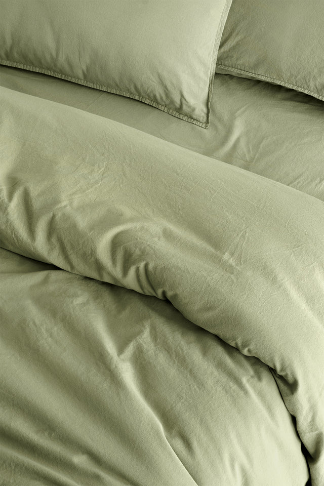 Mono Uno -100% Extra Cotton, Washed, Single Duvet Cover Set