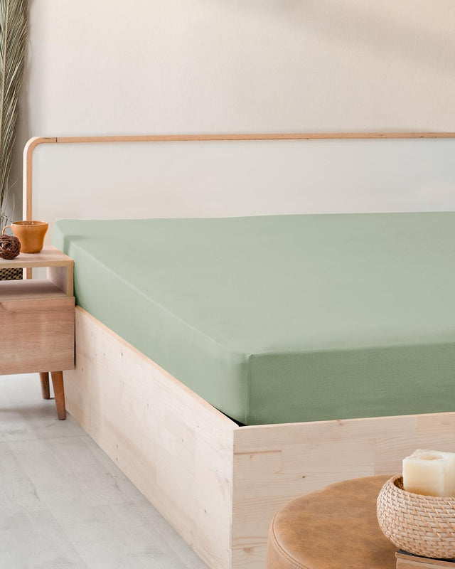 VEVV - 100% Extra Pure Cotton 200x200 Cm Fitted Sheet