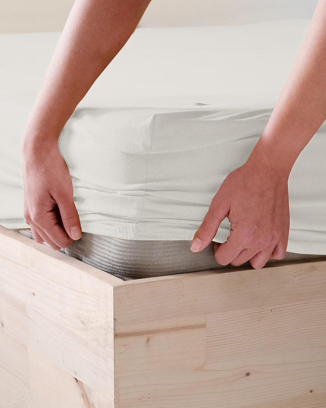 VEVV - 100% Extra Pure Cotton 200x200 Cm Fitted Sheet
