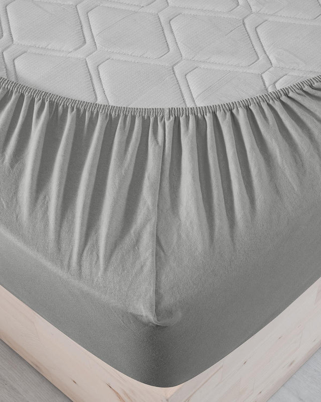 VEVV - 100% Extra Pure Cotton 200x200 Cm Fitted Sheet