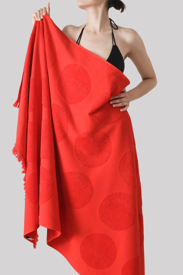 Voe Coral - Neuer Sommertrend 100x180 cm Premium Strandtuch