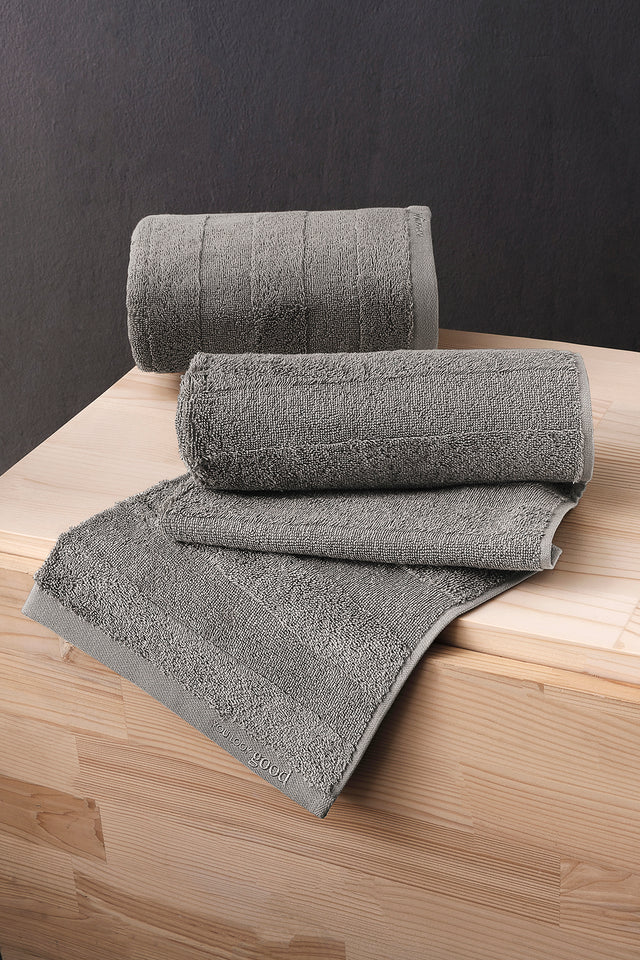Mons Set 404 - 1 Adet 70x140 cm, 1 Adet 50x90 cm Premium Havlu Seti
