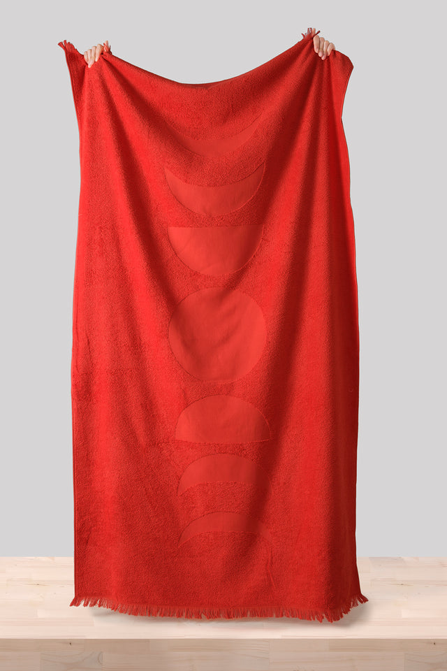 Lua Coral - Neuer Sommertrend 100x180 cm Premium Strandtuch