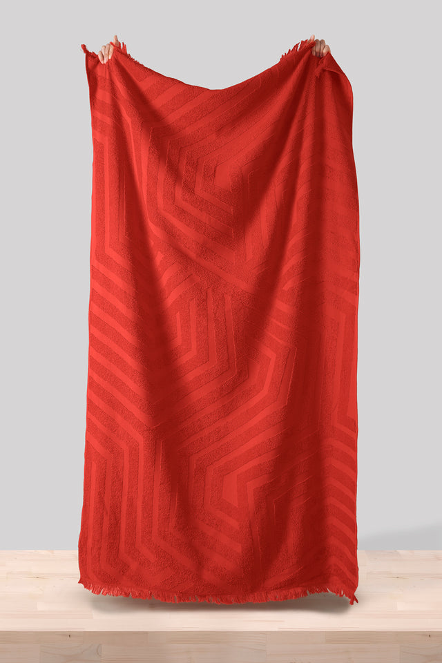 Ceu Coral - Neuer Sommertrend 100x180cm. Premium Strandtuch
