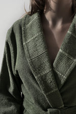Carmine Robe Olive Ekstra Yumuşak Unisex Salyaka Bornoz