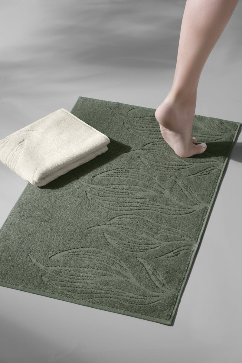 Joseph Bathmat Olive Ekstra Yumuşak Ayak Havlusu / Banyo Paspas Seti