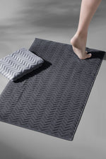 Taffeta X Bathmat Space Ekstra Yumuşak Ayak Havlusu / Banyo Paspas Seti
