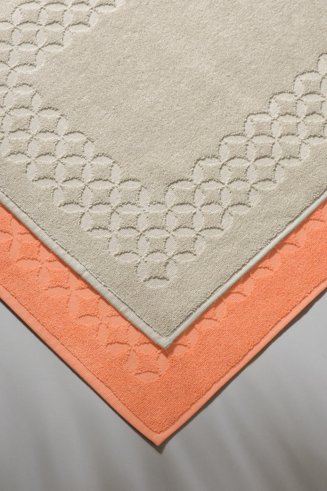 Biscay Bathmat Desert - 2 Adet 50x75 cm  Ayak Havlusu