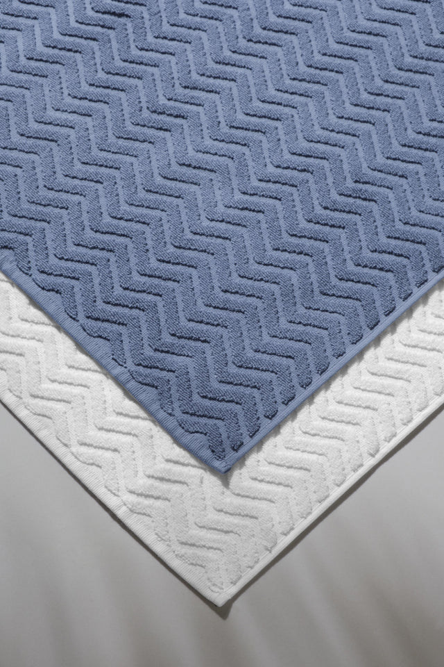 Taffeta X Bathmat Sky - 2 Adet 50x75 cm Ayak Havlusu