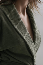 Carmine Robe Olive Ekstra Yumuşak Unisex Salyaka Bornoz