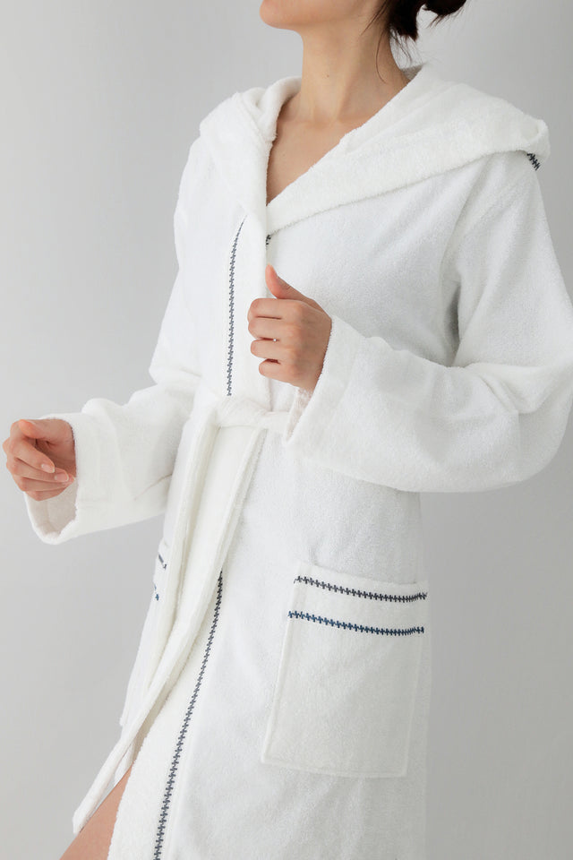 Profundo Robe Cloud - Unisex Kapusonlu Bornoz