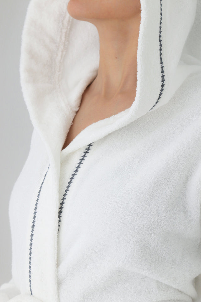 Profundo Robe Cloud - Unisex Kapusonlu Bornoz